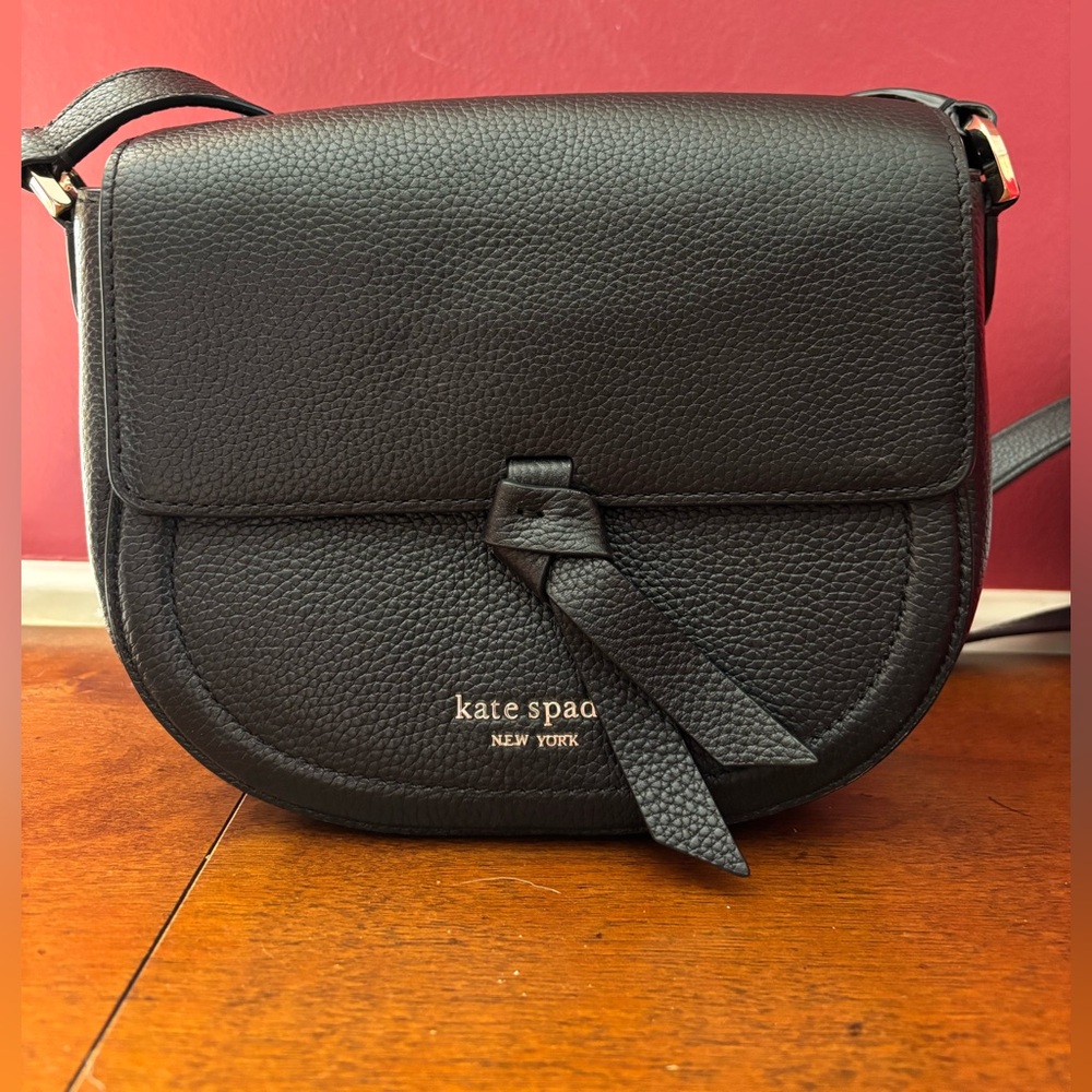 Kate Spade Black Leather Crossbody Bag